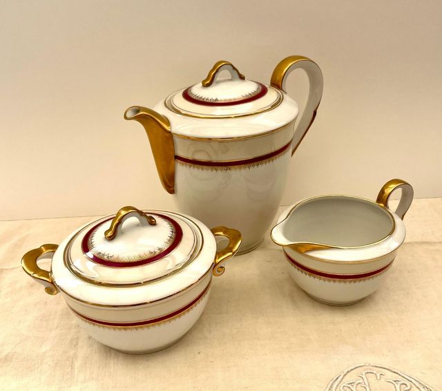 Servicio de café de Limoges France - Porcelana