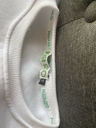Sudadera Kenzo blanca talla XS