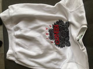 Sudadera Kenzo blanca talla XS