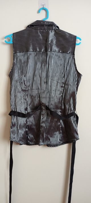 Chaleco-camisa fiesta Zara XL