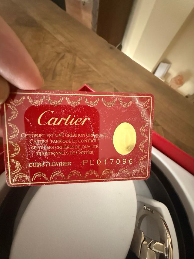 Cinturon Cartier hombre