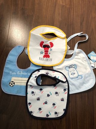4 Baberos bebé - Niñ@