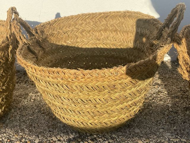 CESTAS DE CARRIZO NATURAL  IDEAL LEÑA Y MASS