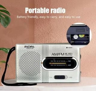 Nuevo Radio Portátil INDIN BC-R21 AM/FM