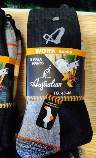 Calze lavoro Australian 3 paia TG 43-46