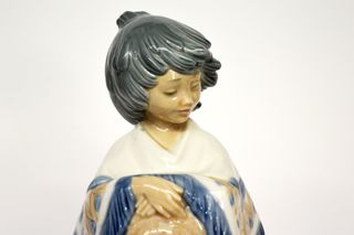 Lladró figura  mejicano en porcelana