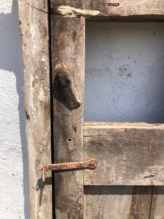Gran Ventana antigua de madera