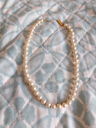 Collar perlas y pulsera