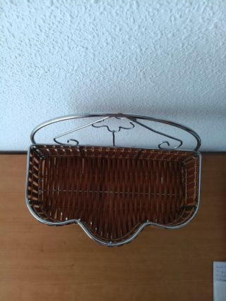 Estante vintage de 2 niveles