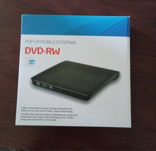 DVD-RW externo USB 3.0
lector cd