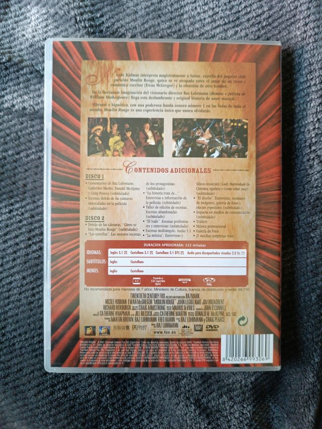 DVD Moulin Rouge, Ed. Especial