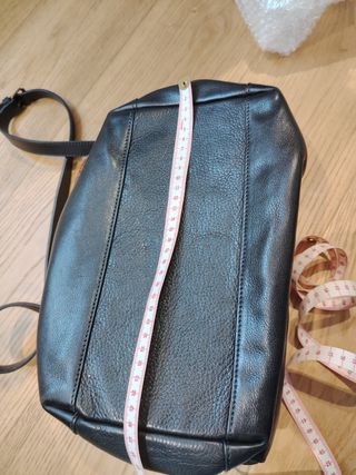 Bolso Beatriz F. Cuero Marrón-Negro