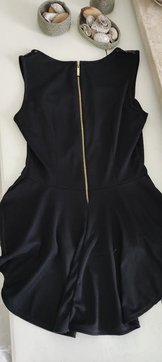 Top nero elegante cerimonia