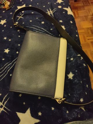 Bolso bandolera Guess azul y blanco