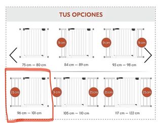 Barrera seguridad escalera hauck 96-101
