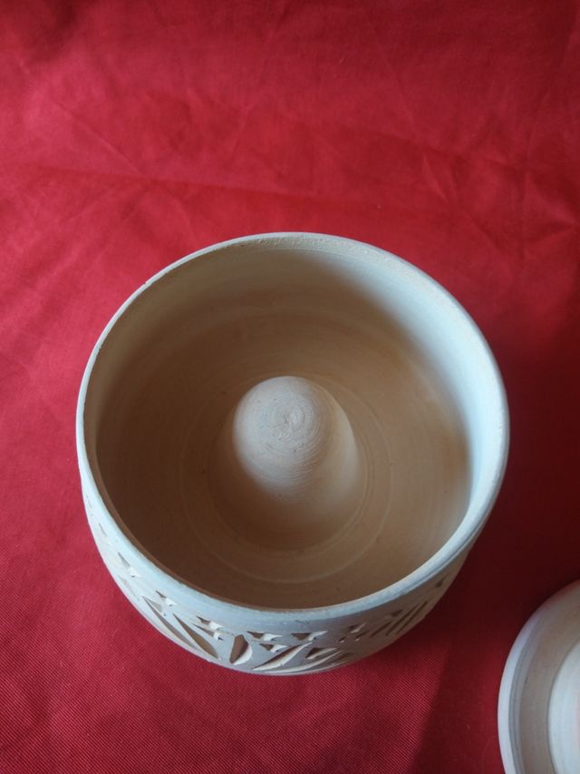 Posacenere vintage in terracotta