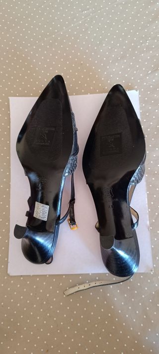Zapatos  abiertos con tacón Kurhappies 40 negros