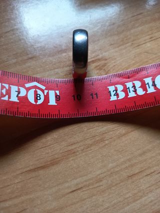 Anillo titanio de hombre