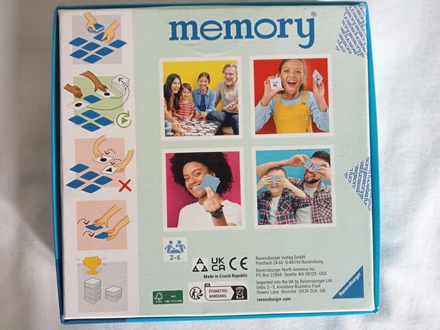 Juego educativo de memoria Memory Geox