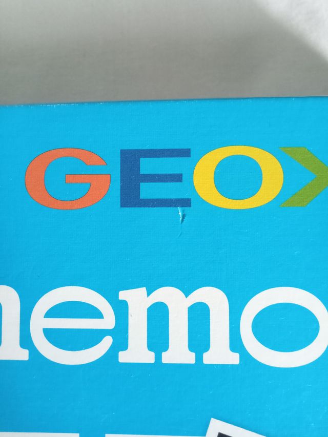 Juego educativo de memoria Memory Geox