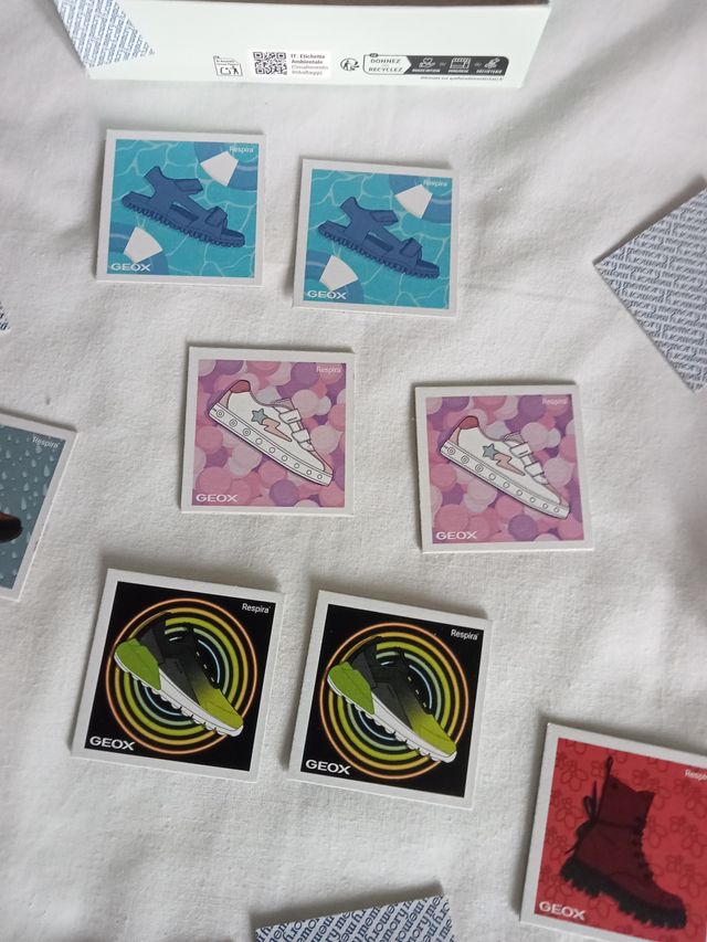 Juego educativo de memoria Memory Geox