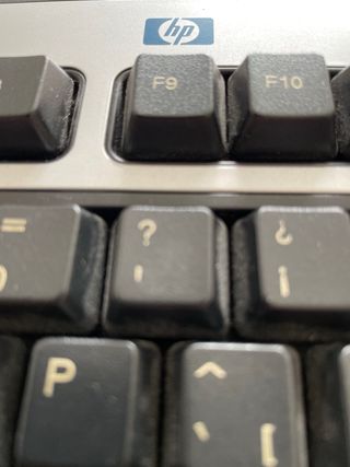 Teclado HP PS/2 - Negro/Plata.