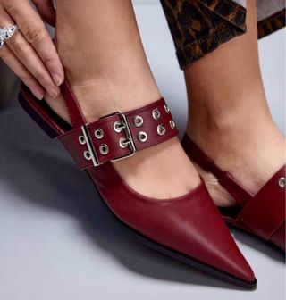 Ballerine bordeaux