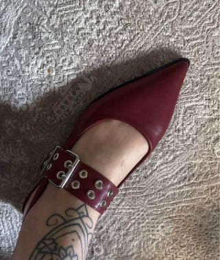 Ballerine bordeaux