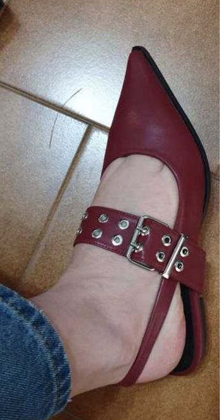 Ballerine bordeaux