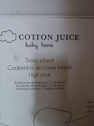 Trona infantil Cotton Juice plegable