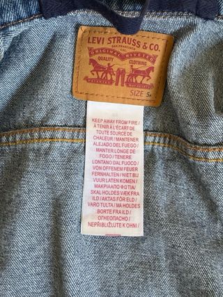 Cazadora vaquera Levi's niño talla 5 