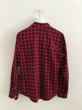 Camisa a cuadros Volcom roja y negra - Talla S