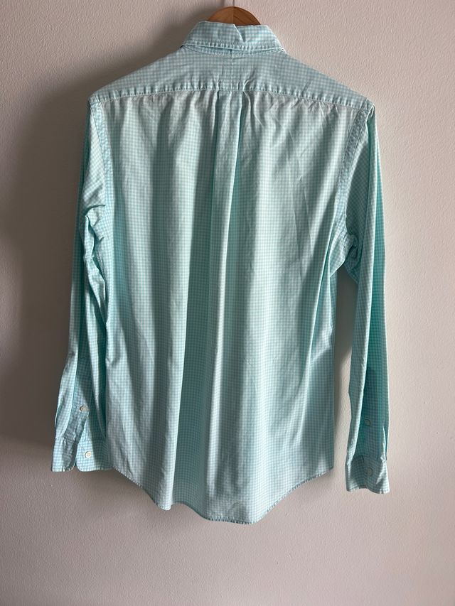 Camisa Ralph Lauren celeste vichy