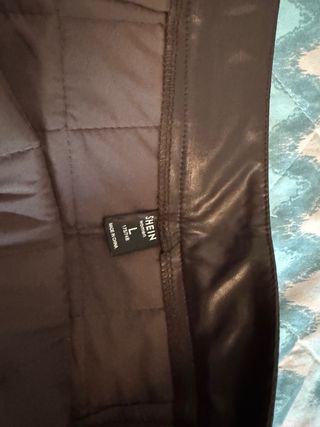 Gonna trapuntata effetto pelle SHEIN  Taglia L