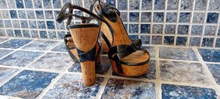 Sandallias de cuña