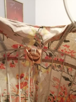 Blusa floral vintage