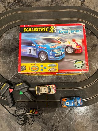 Scalextric completo seat leon hunday