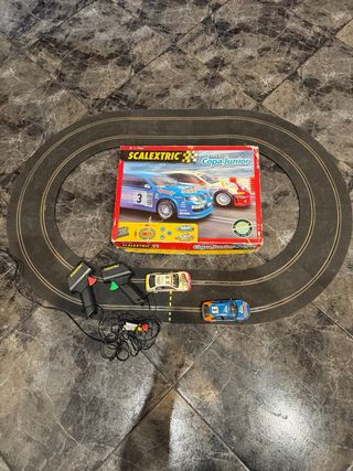 Scalextric completo seat leon hunday