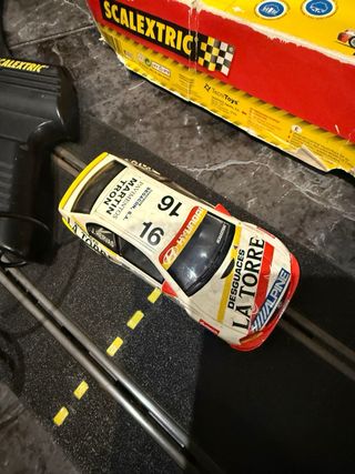 Scalextric completo seat leon hunday