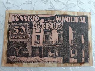 Billete de guerra civil española
