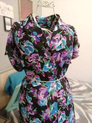 Vestido vintage floral