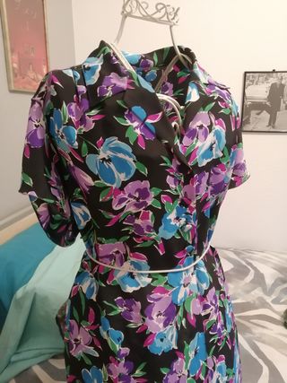 Vestido vintage floral