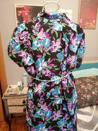Vestido vintage floral
