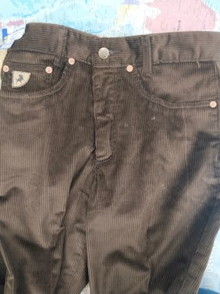 Pantalones Lois Pana Vintage 70s Mujer talla  36