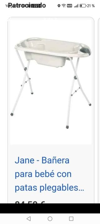 Bañera bebé Jane plegable