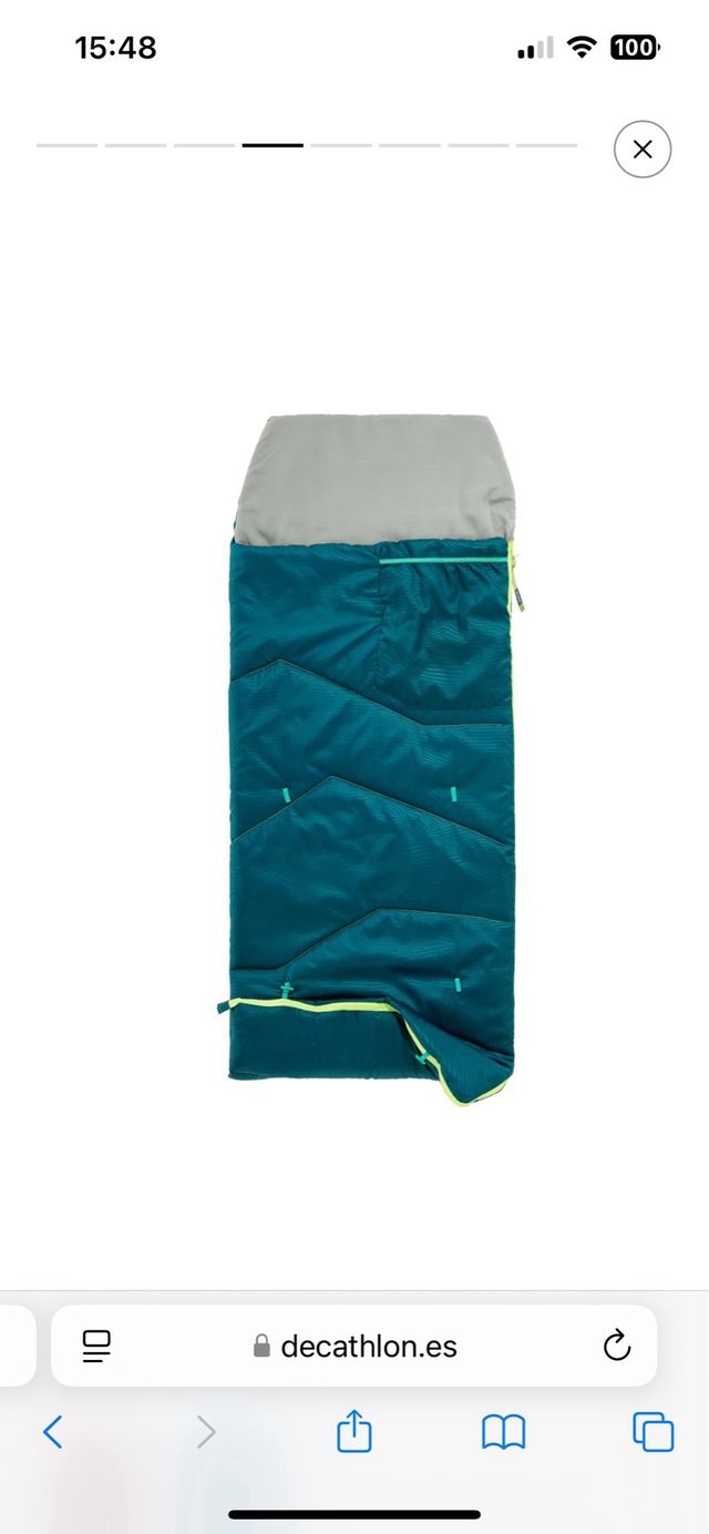 Saco dormir Quechua MH100Junior 10º.no hago envios