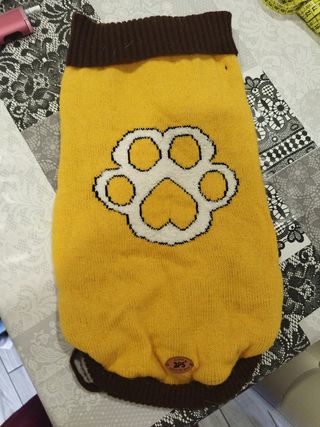 Maglione cane taglia piccola - giallo