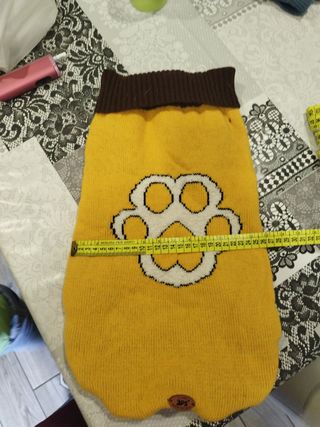Maglione cane taglia piccola - giallo