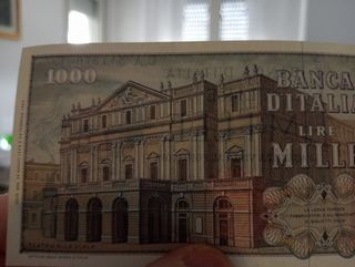 2 Banconote 1000 Lire Italia