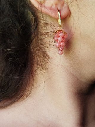 Pendientes uvas